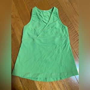 Lululemon Athletica Green Tank Top